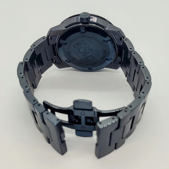 Movado Bold Quartz Men's Watch (Dark Navy) 3600296 - Picture 6 of 7